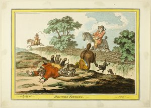 Hundar som hittar av James Gillray