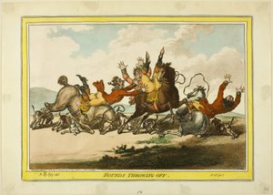 Hundar som kastar av sig av James Gillray