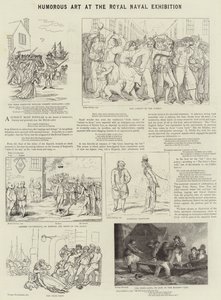 Humoristisk konst på Royal Naval Exhibition