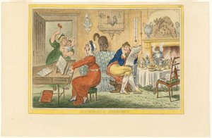 Äktenskapliga harmonier (Recto) av James Gillray