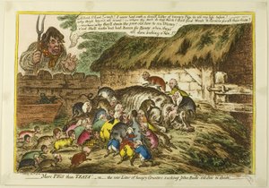 Fler grisar än spenar av James Gillray