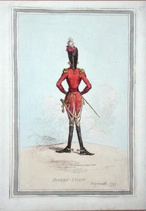 Pattern-Staff, publicerad av Hannah Humphrey 1797 (handfärgad etsning) av James Gillray