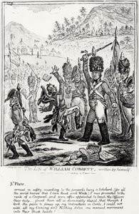 Tallrik 3, från The Life of William Cobbett, skriven av honom själv, pub. av H. Humphrey, 1809 av James Gillray