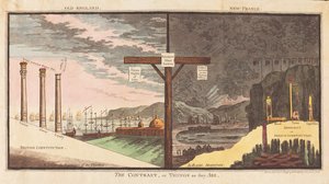 Kontrasten eller saker som de är, pub. 1796 (handfärgad gravyr)