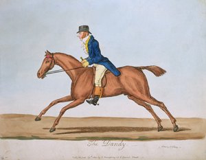 The Dandy, utgiven av Hannah Humphrey 1810 (handkolorerad etsning)