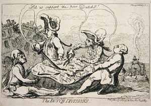 De holländska divisionerna av James Gillray