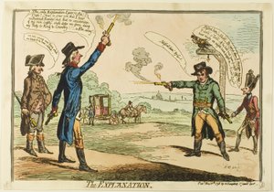 Förklaring av James Gillray