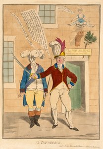 The Thunderer, pub. 1782 (handfärgad gravyr)