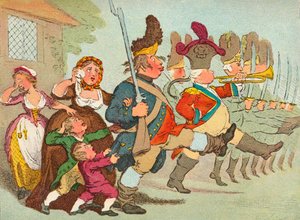 John Bull går till krigen, c1700-talet, 1902 av James Gilray