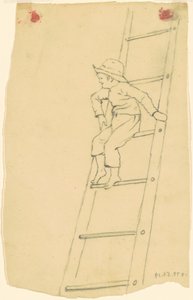 Pojke på en stege av James Goodwyn Clonney