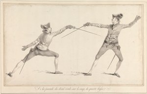 Från Parry of the Semi-Circle on the Coup, från Quarte Basse