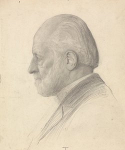 Porträtt av en äldre herre och porträtt av en äldre kvinna av James Havard Thomas