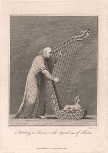 Målning i Thebes gravar av James Heath