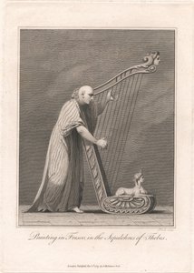Målning i Thebes gravar av James Heath
