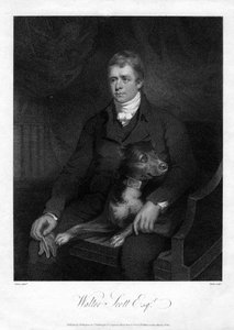 Sir Walter Scott, 1:e baronet, produktiv skotsk historisk romanförfattare och poet, 1810