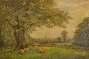 Coventrys spiror från långt håll av James Henry Bambrick