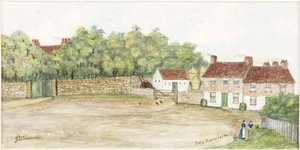 Field House Farm (akvarell, bodycolour och bläck på papper)