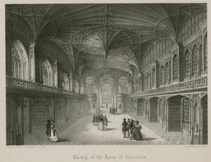 Library of the House of Commons, designad av Thomas Hopper av James Henry Lynch