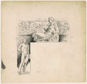 Avsättningar från Antique Sculpture: The Parthenon av James Henry Moser