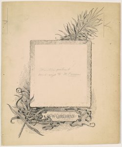 Frontispice, Porträtt av W. W. Corcoran av James Henry Moser