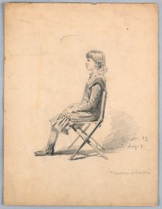Porträtt av Florence Johnson av James Henry Moser