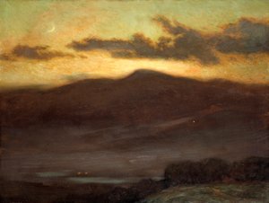 Solnedgång, Mount McIntyre, 1907.