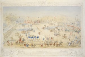 Allmän vy av listorna (penna, wc och bodycolour på papper) av James Henry Nixon