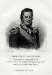 Jean Henri Dombrowski, polsk militärbefälhavare, 1845 av James Hopwood