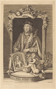 Kung Henrik VII av James Hulett after George Vertue