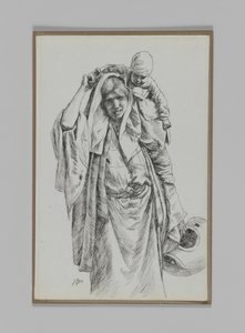En typisk kvinna från Jerusalem, illustration från Vår Herre Jesu Kristi liv av James Jacques Joseph Tissot