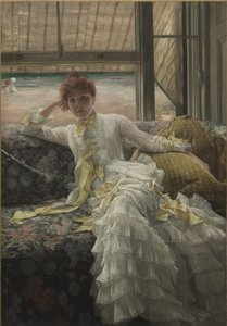 Bord de mer Seaside, 1878 av James Jacques Joseph Tissot