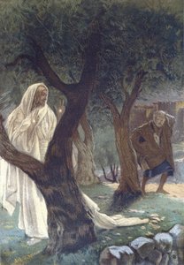 Kristus visade sig för Sankt Peter - Kristus uppenbarade sig för Sankt Peter - från "" Vår Herre Jesu Kristi liv"" - 1899 av James Tissot - La vie de notre seigneur Jesus Christ, av Jacques Joseph (Jacques-Joseph) Tissot dit James Tissot (1836-1902) av James Jacques Joseph Tissot