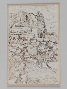 Jobs väl, illustration från Vår Herre Jesu Kristi liv av James Jacques Joseph Tissot