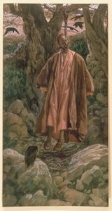 Judas Hangs Himself, illustration till The Life of Christ, c.1886-96 (gouache på kartong) av James Jacques Joseph Tissot