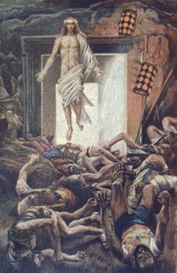 La Resurrection - The Resurrection - från "" The Life of Our Lord Jesus Christ"" - 1899 av James Tissot - La vie de notre seigneur Jesus Christ, av Jacques Joseph av James Jacques Joseph Tissot