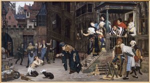Den förlorade sonens återkomst, 1862 (olja på duk) av James Jacques Joseph Tissot