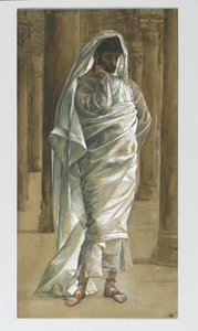 Saint Thomas, illustration från The Life of Our Lord Jesus Christ, 1886-94 (wc över grafit på papper) av James Jacques Joseph Tissot