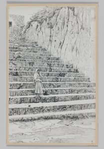 Steg som leder till profeternas gravar, illustration från Vår Herre Jesu Kristi liv av James Jacques Joseph Tissot