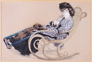 Studie för "Den sista kvällen" av James Jacques Joseph Tissot