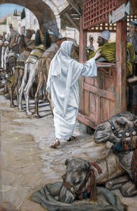 The Calling of St. Matthew, illustration till The Life of Christ, c.1886-94 (wc & gouache på kartong) av James Jacques Joseph Tissot