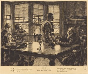 Avresan av James Jacques Joseph Tissot