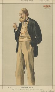 Hertigen av Rutland (färg litho) av James Jacques Joseph Tissot
