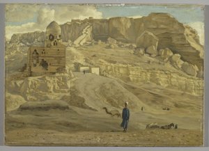 Mokattamen från Kairos citadell, illustration från Vår Herre Jesu Kristi liv av James Jacques Joseph Tissot