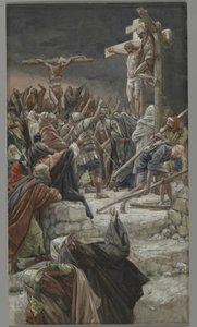 The Pardon of the Good Thief, illustration från The Life of Our Lord Jesu Christ, 1886-94 (wc över grafit på papper) av James Jacques Joseph Tissot