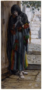 Den ångerfulla Magdalena (wc på papper) av James Jacques Joseph Tissot