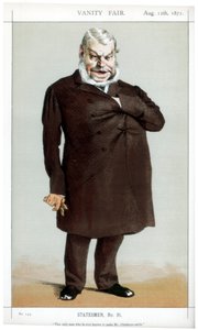 Den enda mannen som någonsin är känd för att få Mr Gladstone att le, 1871 av James Jacques Joseph Tissot