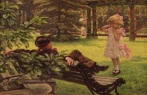 Farbror Fred, ca 1879 (panel) av James Jacques Joseph Tissot