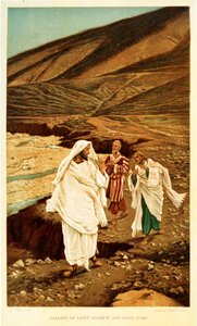Kalling av St Andrew och St John - St John - Bibeln av James Jacques Joseph after Tissot