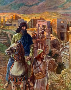 Nehemja ser på ruinerna av Jerusalem - Bibeln