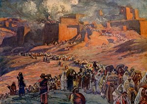 Fångarnas flykt, av Tissot - Bibeln